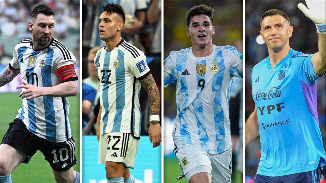 Messi, Lautaro, Julián y el “Dibu”, entre los 30 nominados al Balón de Oro