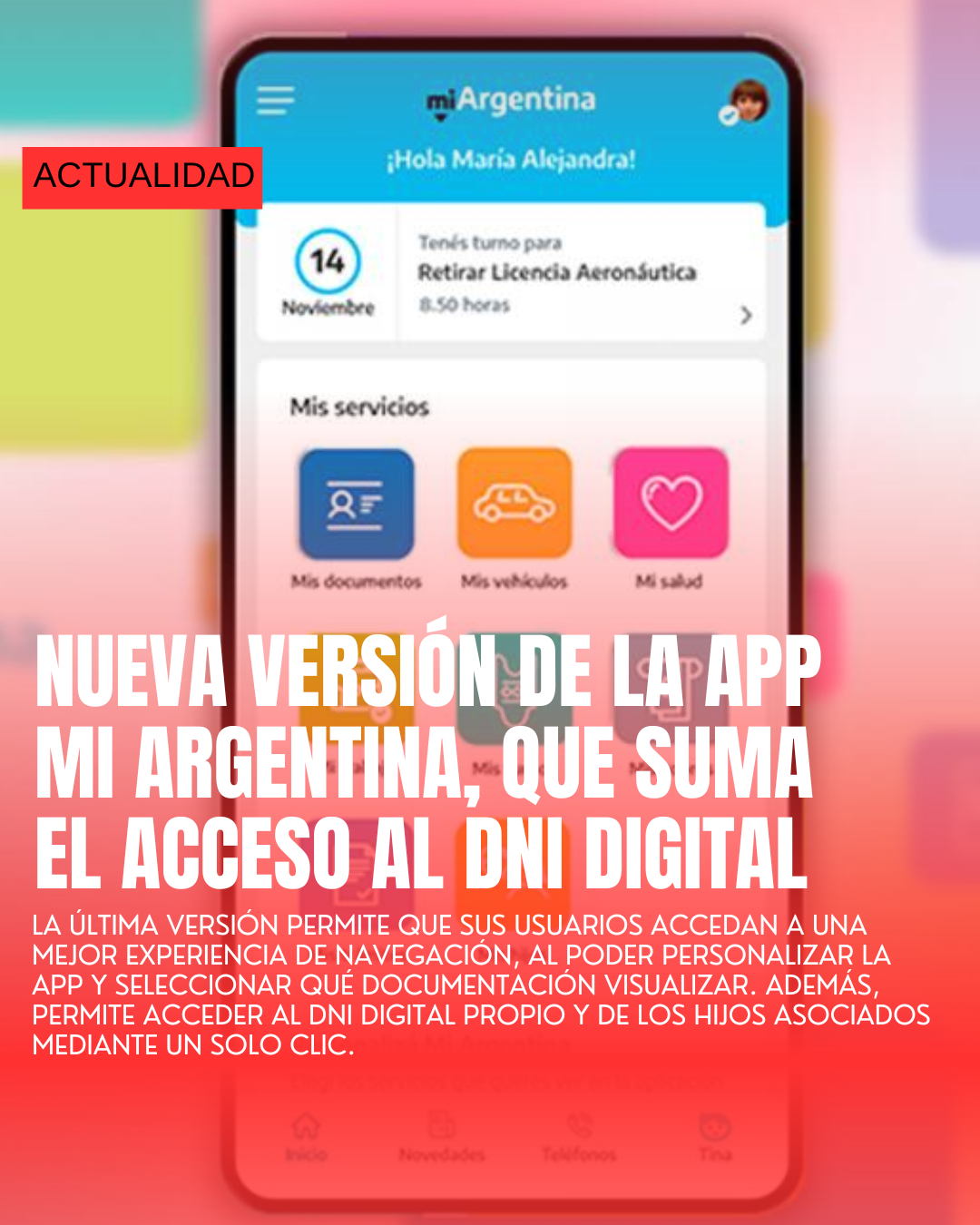 Nueva versión de la app Mi Argentina, que suma el acceso al DNI digital post thumbnail image
